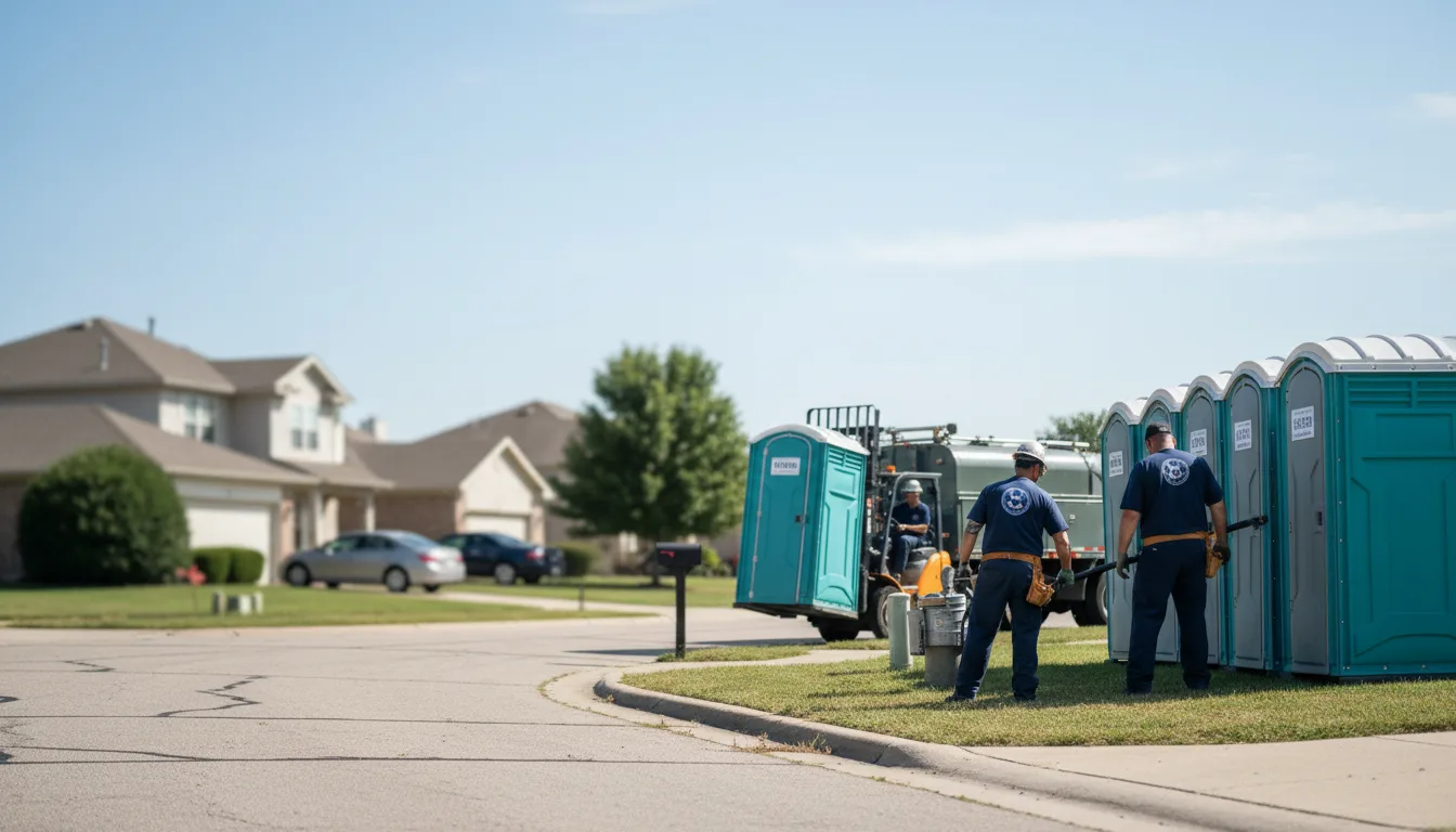 Porta Potty Rental in Harveyville, KS near me